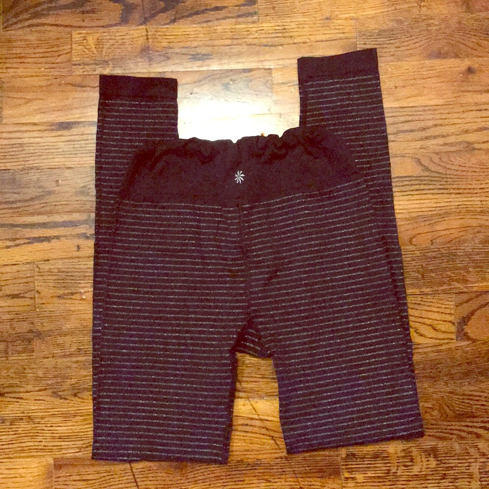 Athleta Black Sparkly leggings